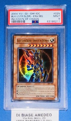 PSA 9 Black Luster Soldier- Envoy Of the Beginning IOC-025 Invasion of Chaos-image
