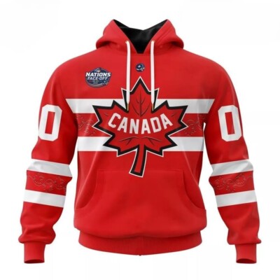 Canada National Ice Hockey Team 4 Nations Face-Off 2025 Limited Hoodie-image