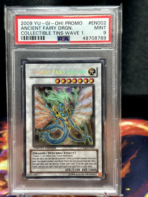 PSA 9 Mint - Ancient Fairy Dragon CT06-EN002 Limited Edition Secret Rare 5D's-image
