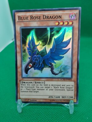 Yugioh Blue Rose Dragon LC5D-EN093 Super Rare 1st Edition  NM-image