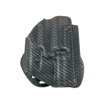 Hogue carry Carbon Fiber Paddle OWB Holster for right S&W POLYMER BODYGUARD .38-image