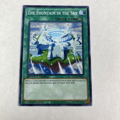 Yugioh The Fountain In The Sky SGX4-ENB14 Common 1st Edition Midterm Destruction-image