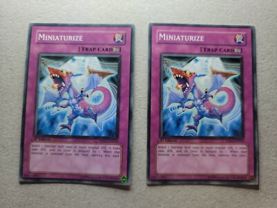 2x Miniaturize -5DS1-EN033- 1st Edition - YuGiOh-LP -image