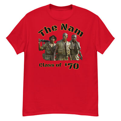 Vietnam Veteran T-shirt, The Nam, class of '70, cotton, new, Men's classic tee-image