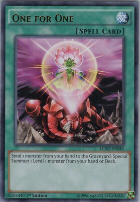One for One NM 1st LC5d Legendary Collection 5D's Yugioh-image