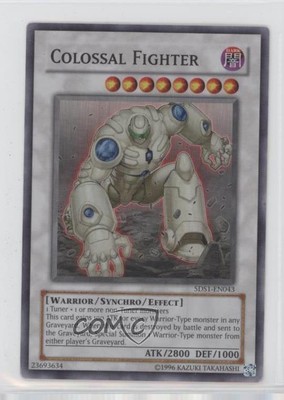 2008 Yu-Gi-Oh! 5D's Starter Deck Unlimited Colossal Fighter #5DS1-EN043 00em-image