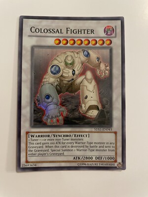Yu-Gi-Oh! TCG Colossal Fighter Yu-Gi-Oh! 5D's 5DS1-EN043 Unlimited Super Rare-image