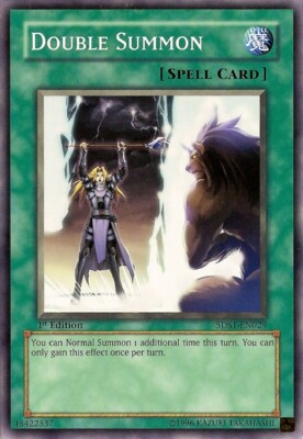 Double Summon - 5DS1-EN029 - Common - Unlimited Edition NM YuGiOh!  Starter Deck-image