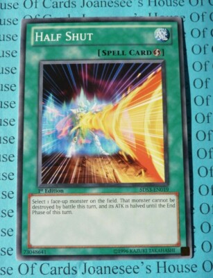 Half Shut 5DS3-EN019 Yu-Gi-Oh Card 1st Edition New-image