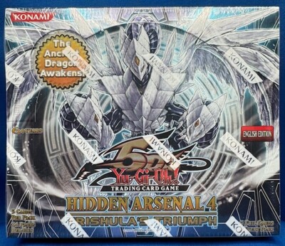 YuGiOh! 5DS Hidden Arsenal 4 Trishula's Triumph Booster Box FACTORY SEALED-image