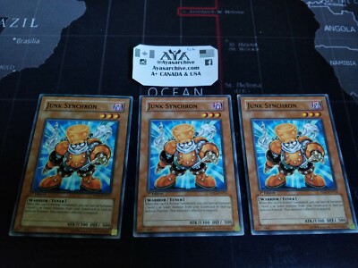 3X junk synchron - 1st ed 5ds1-EN011 5DS2-EN014 5DS3-EN010 ASSORT COMMON LP/NM -image