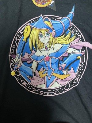 Yu-Gi-Oh Black Magician Girl T-Shirt XL Deadstock Unused Konami Card Merchandise-image