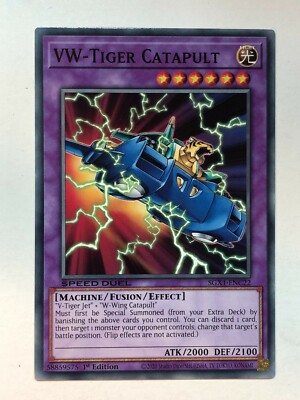 Yu-Gi-Oh! Speed Duel GX: Duel Academy VW-Tiger Catapult SGX1-ENC22 NM/M-image