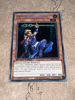 Secret Rare Apprentice Magician SGX1 Speed Duel English NM Anime Yu-Gi-Oh! GX-image