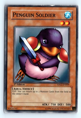 Yu-Gi-Uh Penguin Soldier #5DS2-EN009 5D's Starter Deck 2009 tcg LP-image