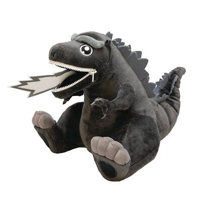 Black & White Godzilla Zippermouth Plush Figure, 8.5