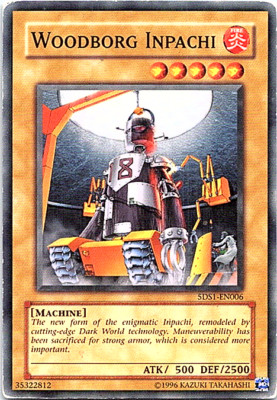 Woodborg Inpachi 5DS1-EN006 Yu-Gi-Oh! Moderate Play Unlimited-image