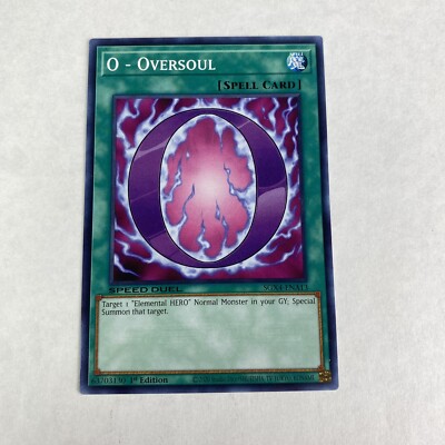 Yugioh O-Oversoul SGX4-ENA13 Midterm Destruction Common 1st Edition Speed Duel-image