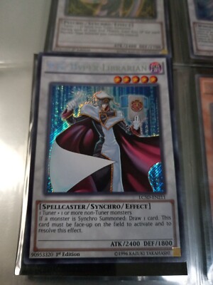 Yu-Gi-Oh! T.G. Hyper Librarian. LC5D-EN211. Secret Rare. 1st Edition. Light Play-image