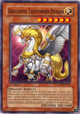 Gragonith, Lightsworn Dragon - LODT-EN025 - Common - Unlimited Edition NM YuGiOh-image