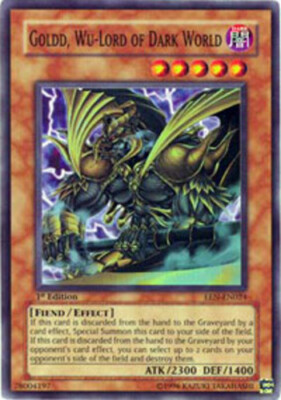 Goldd, Wu-Lord of Dark World - EEN-EN024 - Super Rare - 1st Edition HP YuGiOh!  -image