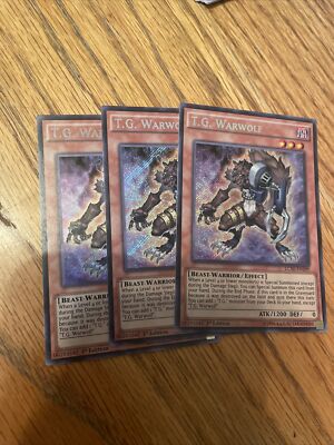 T.G. Warwolf Secret Rare 1st Edition LC5D-EN209  NM X3-image