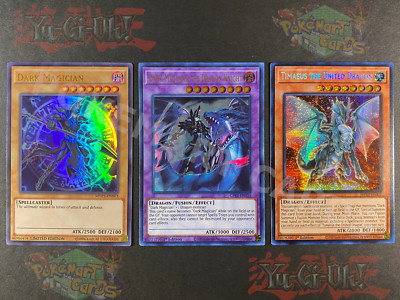 Timaeus The United Dragon Dark Magician The Dragon Knight MP23-EN003 Yugioh Set-image