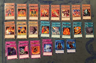YuGiOh GX Deck Volcanic Deck 42 Cards Axel Brodie Blaze Accelerator Yu-Gi-Oh! GX-image