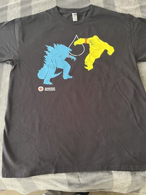 Godzilla X King Kong The New Empire T Shirt Color Black Size Large-image