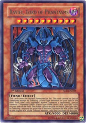 Raviel, Lord of Phantasms - SOI-EN003 - Ultra Rare - 1st Edition NM YuGiOh!  Boo-image