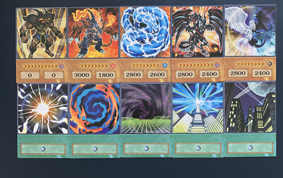 Yu-Gi-Oh GX Anime Style Cards - 10 Card Assortment - Brand New-image