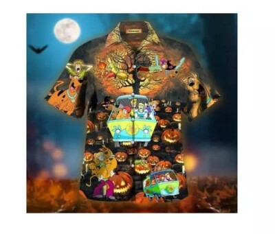 Scooby Doo Happy Halloween Hawaiian Shirt-image