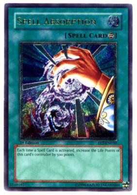 Spell Absorption - FET-EN039 - Ultimate Rare - 1st Edition LP YuGiOh!  Booster S-image