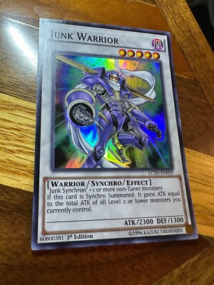 Junk Warrior LC5D-EN029 1st Edition Super Rare PL + BONUS-image