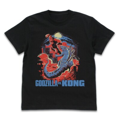 Godzilla vs Kong T-shirt / BLACK Size S-XL Toho Japan Original Limited PreSale-image