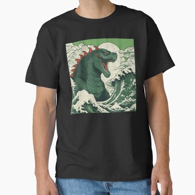 Godzilla King of the Monsters Rides The Great T-Shirt Made in US/AUS Size S-2XL-image
