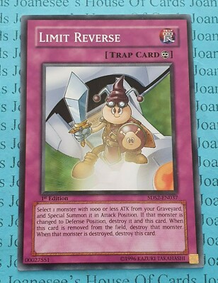 Limit Reverse 5DS2-EN037 Yu-Gi-Oh Card 1st Edition New-image