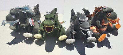 GODZILLA Zippermouth Plush ALL 4 SET LOT PX SDCC 2024 EXCLUSIVE Quantum Mechanix-image