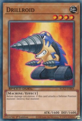 1 x Drillroid - SGX2-ENB04 - Common - 1st Edition Near Mint, English-image