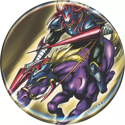 Yu-Gi-Oh! Badge Pins Dark Knight Gaia Card Illustration Can Kingdom Of Duelers E-image