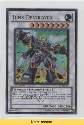2010 Yu-Gi-Oh! 5D's Duelist Toolbox 1st Edition Junk Destroyer READ 5e6-image