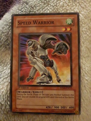 1x YuGiOh TCG Speed Warrior 5DS2 EN015 Trading Card Game-image
