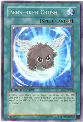 Yu-Gi-Oh Card - HA01-EN029 - BESERKER CRUSH (super rare holo) - NM-image