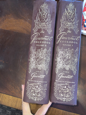 The Gourmet Cookbook Volume 1 & 2 (Vintage Hardcover) Full Set, 1963-image