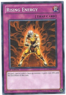 3 x Rising Energy - 5DS3-EN037 - Common - 1st Edition Near Mint, English-image