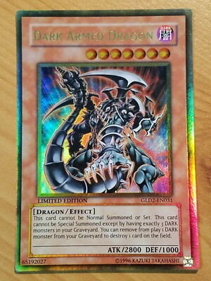 yugioh Dark Armed Dragon GLD2-EN031 Ultra Rare LIMITED EDITION near mint-image