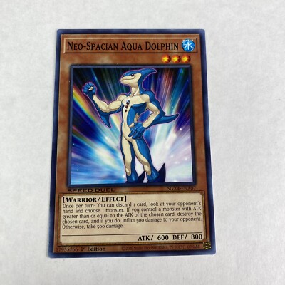 Yugioh Neo Spacian Aqua Dolphin SGX4-ENA07 1st Edition Midterm Destruction-image