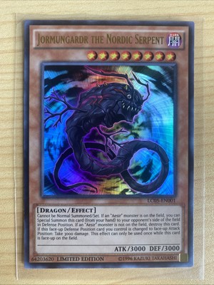Yugioh Jormungardr the Nordic Serpent LC05-EN001 Ultra Rare Limited Ed VLP/NM-image