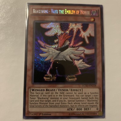Blackwing - Vayu the Emblem of Honor LC5D-EN118 Legendary Collection 1st Edition-image
