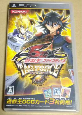 yu-gi-oh! 5d's tag force 6 PSP Konami Sony PlayStation Portable From Japan w/box-image